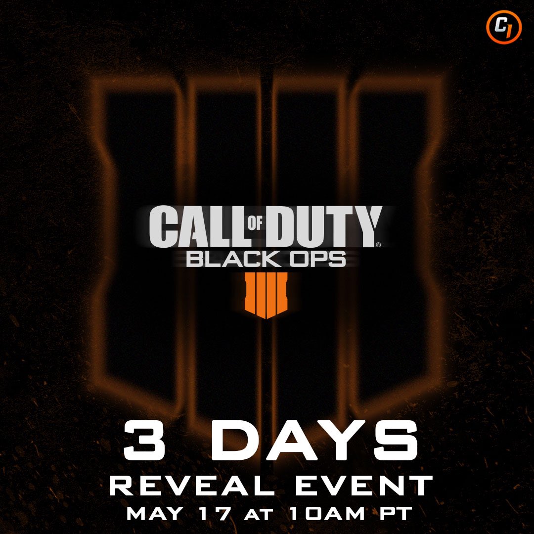 charlieINTEL's tweet photo. 3 days to go! #BlackOps4 https://t.co/JVi779Z46A https://t.co/osgJAm2HPu