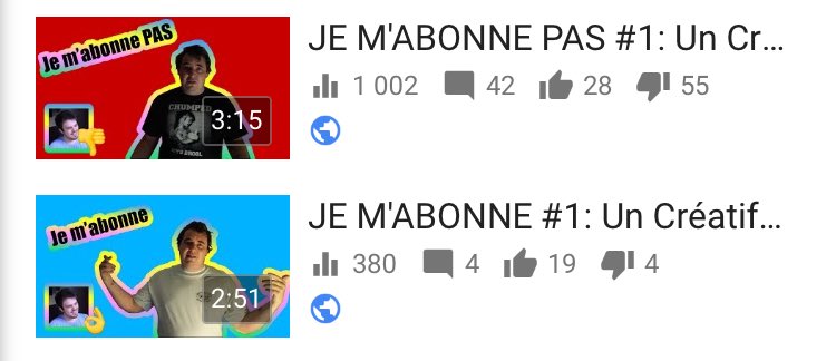 chrispr0ls's tweet photo. Jour historique pour ma chaine youtube! Une de mes vidéos vient de passer les 1000 (mille) vues!
#suceurDeBuzz https://t.co/dv55TkKrVM