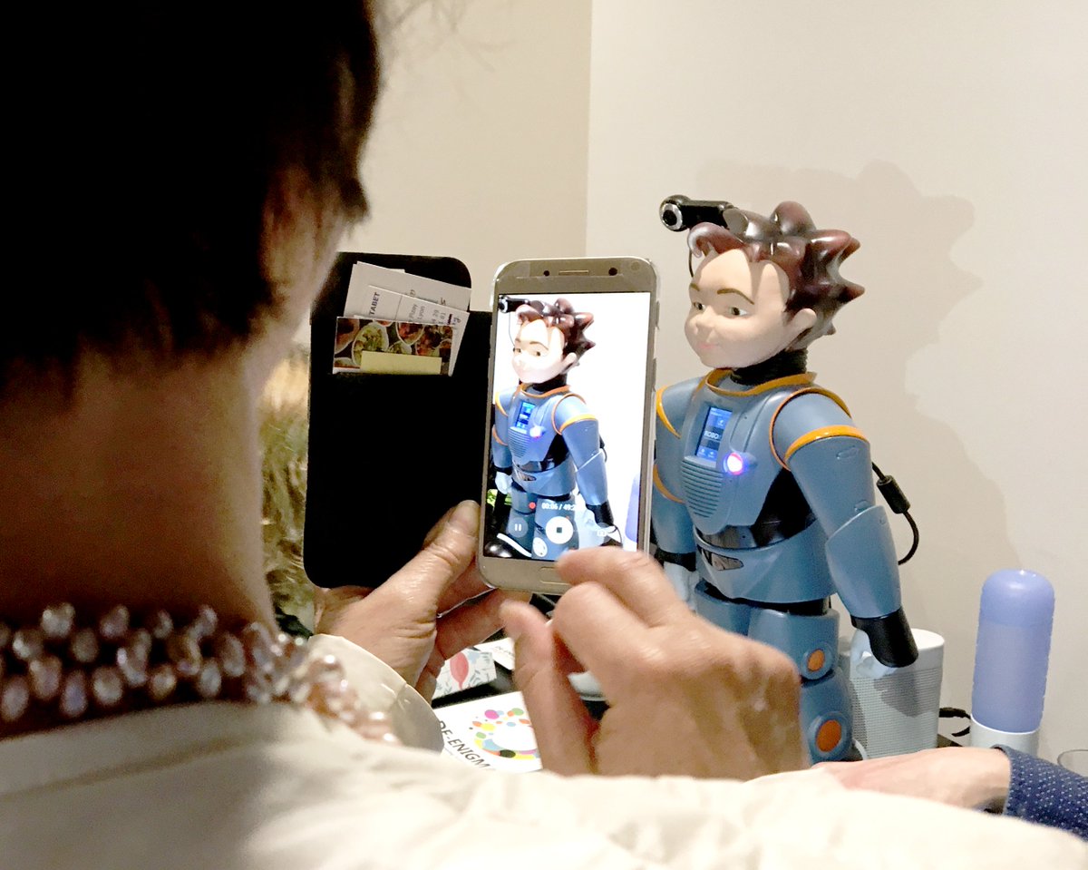 DeEnigma_EU's tweet photo. This weekend more than 70 member representatives of @AutismEurope from 21 European countries discussed with #DEENIGMA partners and enjoyed a tech demo in Rotterdam #autism #autistic #robots #robotics #techdemo https://t.co/Dc3LkmZxBQ