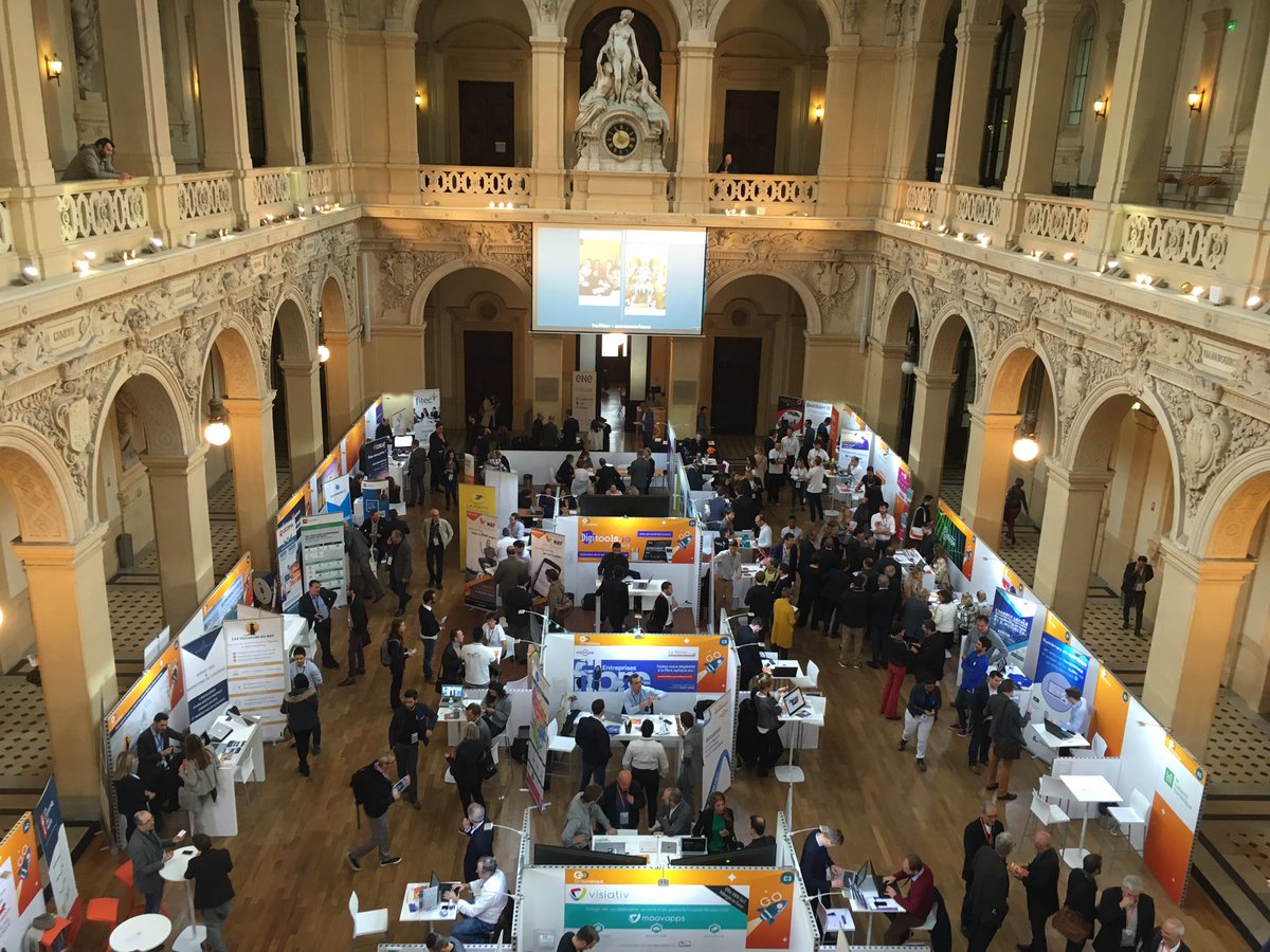 OpenDsi's tweet photo. Le #salon #gonumerique en pleine effervescence avec @OpenDsi et XiVO @avencall ! On vous attend ! https://t.co/1MtbWcI91j