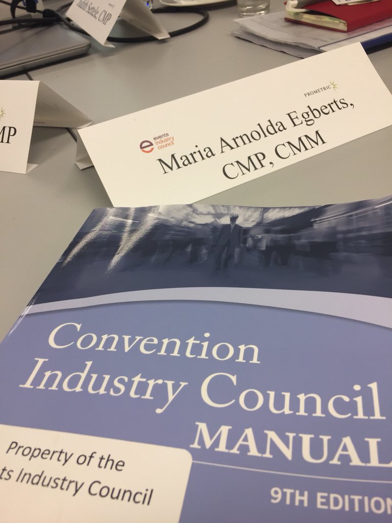 MiekEgberts's tweet image. Review Meeting Certified Meeting Professional @Events_Council #IMEX18 #review #testitems #cmp