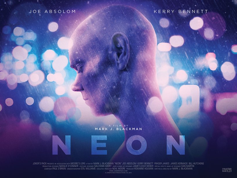 Wednesday 16th: we launch #neonshortfilm the public! A rainswept and romantic fantasy neo-noir starring #joeabsolom @kerry_bennett_ this ones’s a real labour of love for its amazing cast and crew. Online weds from noon at neonshortfilm.com but head there now to see trailer!