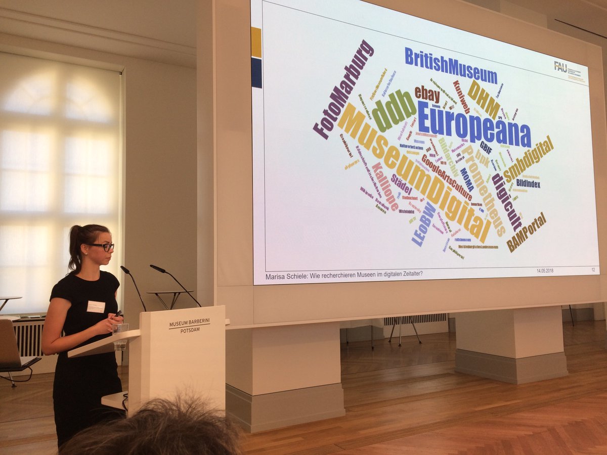 Stealitseal's tweet photo. Wie – und wo – recherchieren Museen im digitalen Zeitalter? Am liebsten #zentral oder in Portalen, sagt @MarisaSchiele
#tellmewhatyouwantwhatyoureallyreallywant
#maitagung https://t.co/c8W8JOrUmt