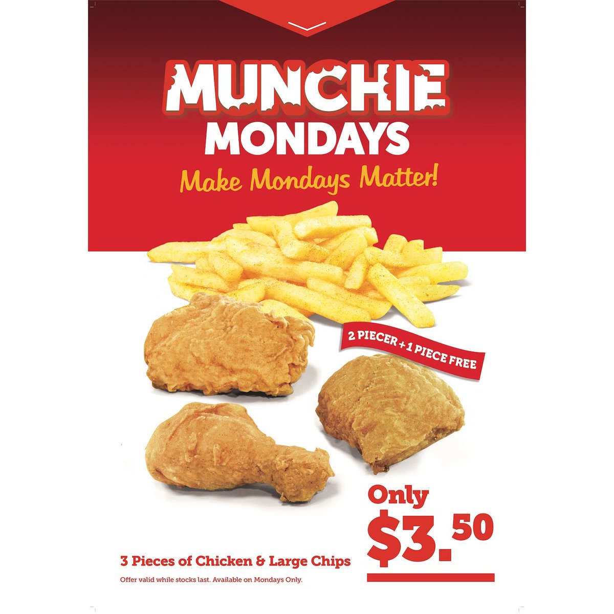 ChickenInnZW's tweet photo. Monday Motivation: An EXTRA piece. Grab Munchie Mondays today! #MakingMondaysMatter #LuvDatChicken #Twimbos https://t.co/B1b9G1n1nx