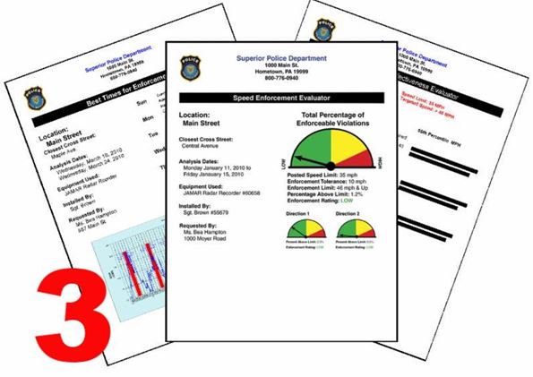 JAMARTech's tweet image. JAMAR equipment for PDs can change how you collect and analyze speed data in 3 easy steps!!!