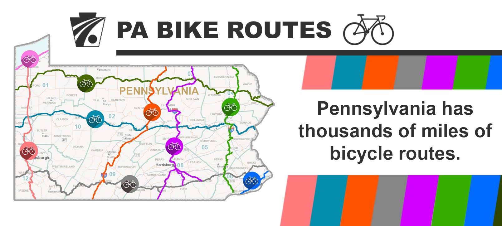 Penndot Traffic Volume Maps Pa Department Of Transportation On Twitter: "Did You Know Penndot Has A  Bike Route Map? Pennsylvania Has Thousands Of Miles Of Bicycle Routes And  You Can View Detailed Bike Routes, Traffic Volumes,