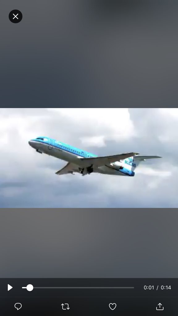 PlaneMad_News's tweet photo. @KLM_UK Fokker 70! #WinWithKLM https://t.co/8BCvTKuzXE