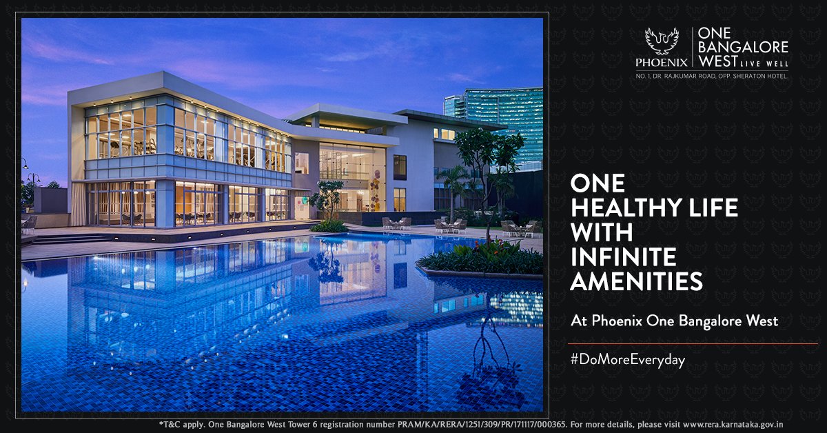 1BangaloreWest's tweet photo. Experience the No.1 Clubhouse at #PhoenixClubOne with a heated pool, bowling alley, spa room, jacuzzi and many more. #HealthyLife #Fitness #PhoenixOneBangaloreWest https://t.co/6EbGsMk6lN