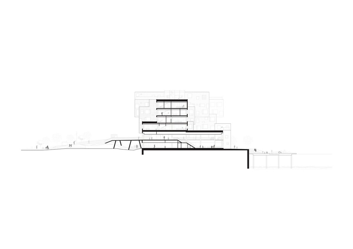 #kindcentrum #gebouwvoorkinderen #referentie #inspiratie: hoe krijg je #grip op #groot? Een internationale school voor 1200 kinderen en 200 medewerkers: ruwe verdeling in 4 torens, entrees op verschillende niveau's, #gezamenlijke #ruimten door gebouw.

archdaily.com/879152/copenha…