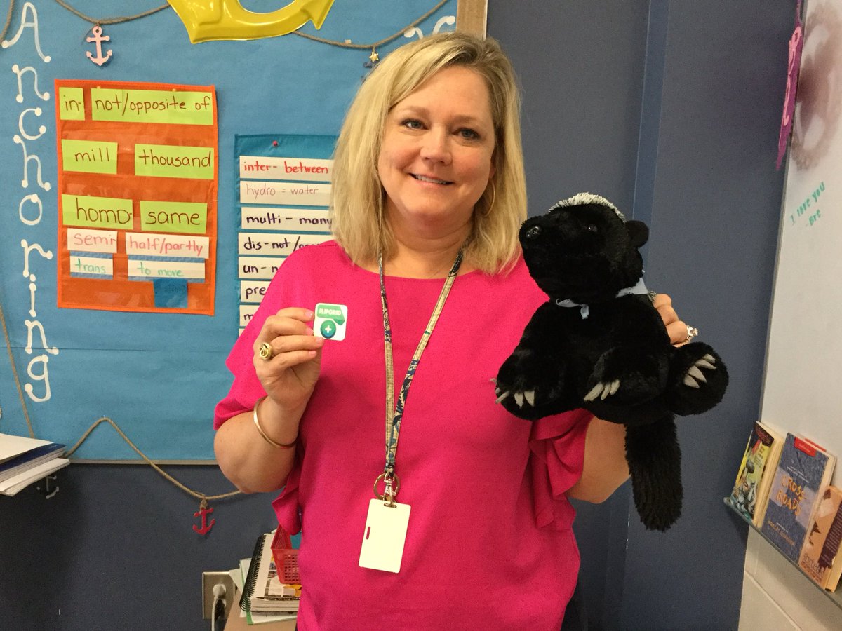 Badger_Badge's tweet photo. @msrad earned had her students practice for their poetry slam with @Flipgrid  #GCSLiTech https://t.co/t6GzbKSQd7