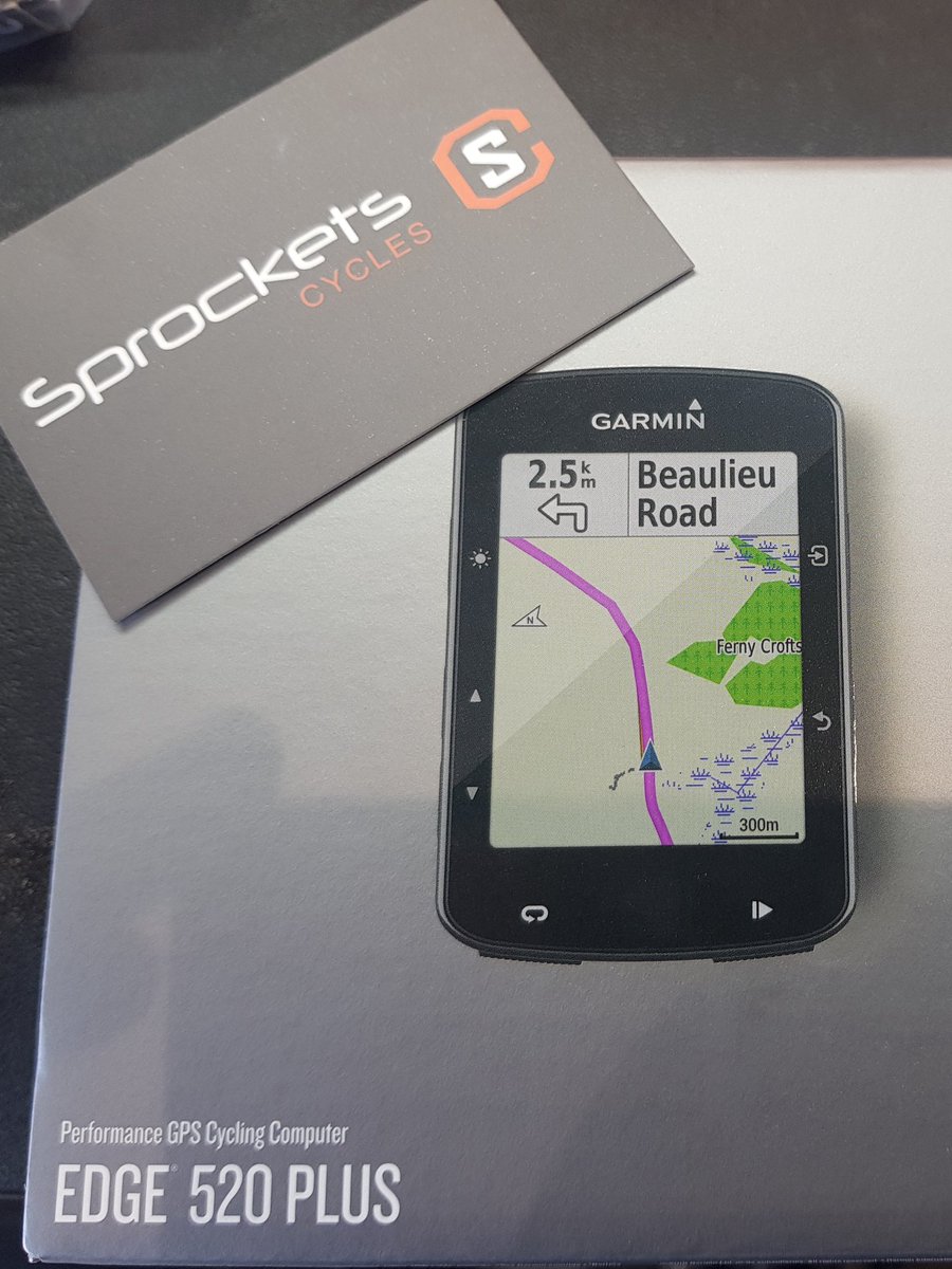 The new <a href="/Garmin/">Garmin</a> Edge 520 Plus just arrived at Sprockets Cycles. #WeAreSprockets
