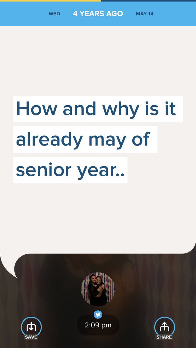 BlueHenJulia's tweet photo. Ahh, 18 year old me 😂 I had no idea how much worse this feeling would be 4 years later! 💔 https://t.co/yR1jqtDffO