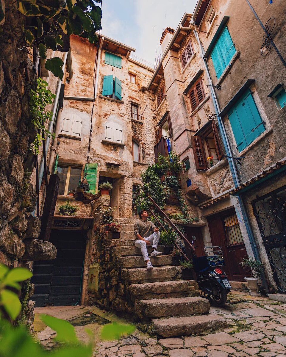 RovinjIstria& #39;s pearl and one of the top croatian tourist destination with Venetian architecture and narrow cobbled streets