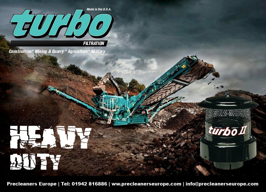 precleanersuk's tweet photo. Heavy Duty air intake Precleaners design to remove dust from your engine air intake. Fits in minutes. Extends filter life by 8 to 10 times. The solution for crushers and screeners. Visit https://t.co/8jlGljBg5T
#Crushers #Screeners #TurboPrecleaners #PrecleanersEurope https://t.co/F2x0G77hXF