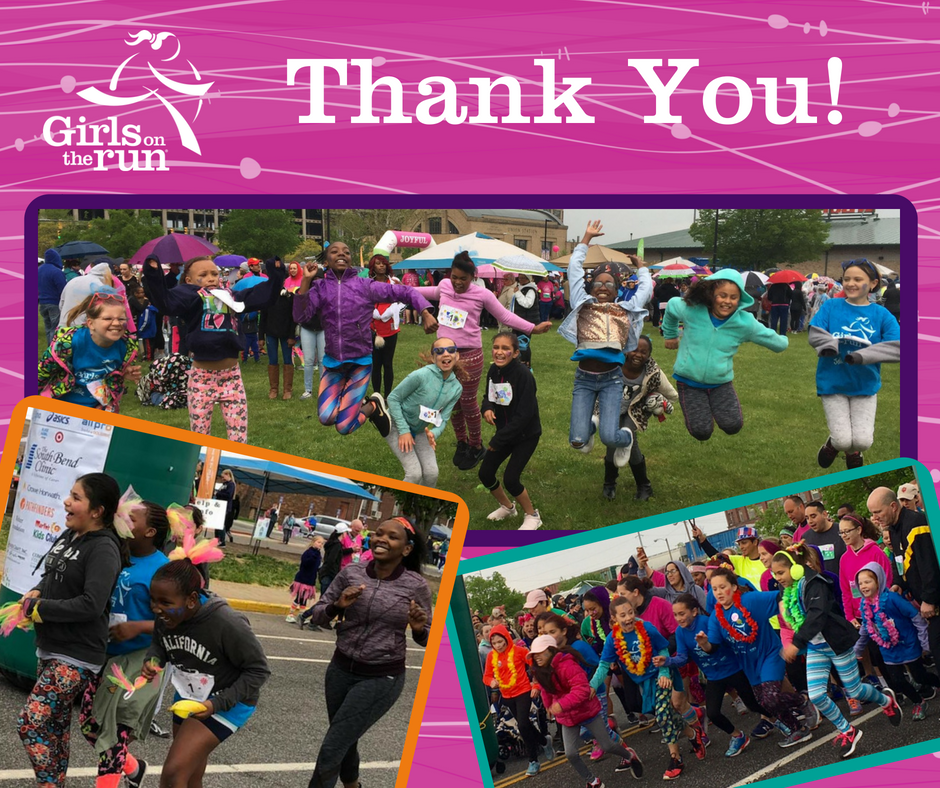 GOTRMichiana's tweet photo. Because of you, the #GOTRM5K Celebration presented by @SBClinic was an incredible event filled w/ positivity! We're SO grateful for you and also for those rain dances that helped to keep the rain away! Over 1800 girls and participants completed the 5K with 2700+ in attendance! https://t.co/s7F3v8SkhL