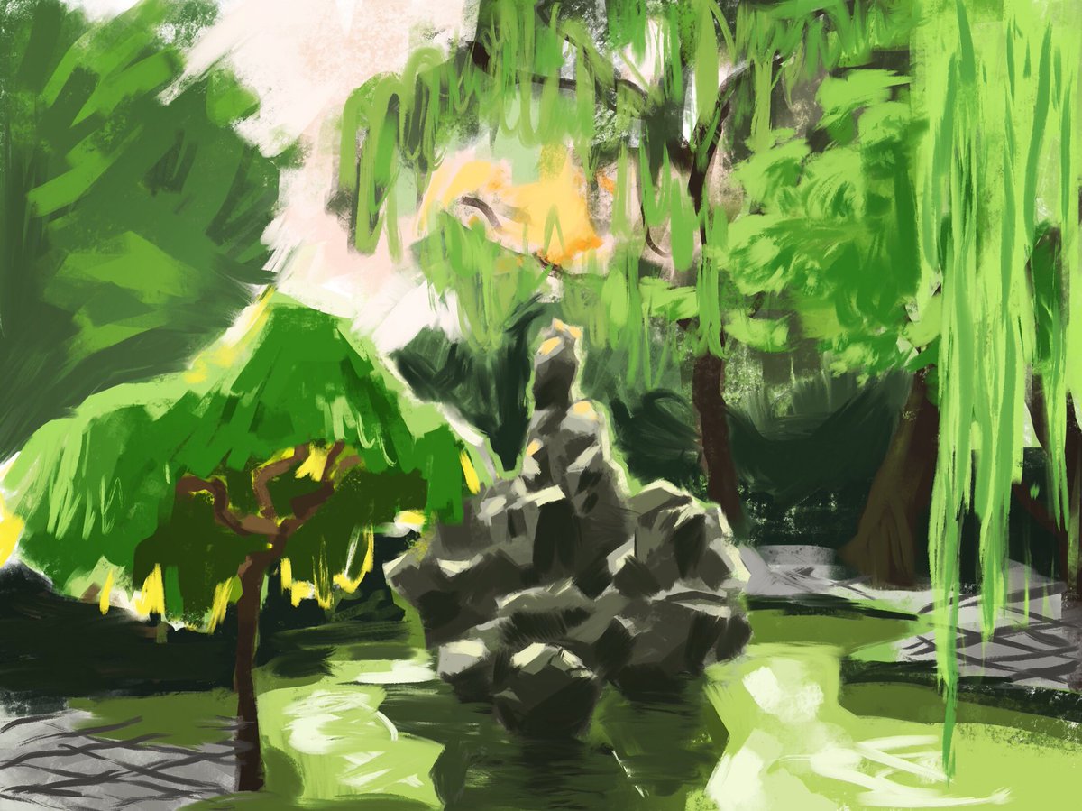 JohnJohn384's tweet photo. Feel sick today, take a day off and do some sketching at park.#lifedrawing #onehourlimit #ipadpro https://t.co/UgaSJNkOqs