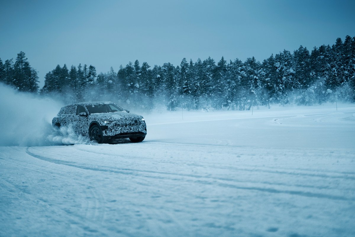 Who actually wants sunshine and spotless roads, while driving an Audi #etron prototype? #FullyElectric