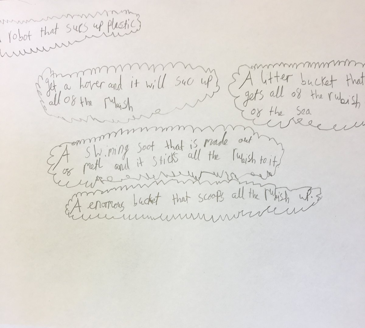 CroydonHighJnrs's tweet image. Year 1 have been discussing the problem of plastic in the ocean. They are now busy sharing their ideas for how technology could help us clean up the oceans. #technologyweek