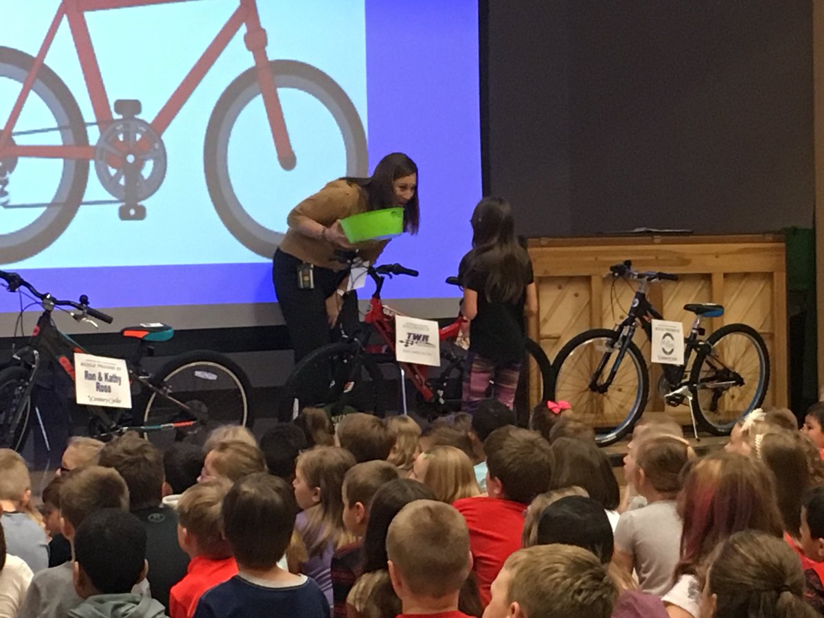 MrsHallock's tweet photo. Bike to School Week Winners https://t.co/RQpyR3BLBS
