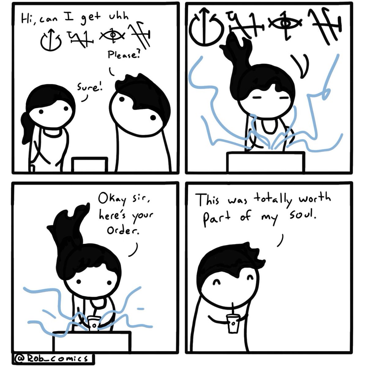 Rob_comics's tweet photo. The only way I get through my mornings.
#coffee #morningcoffee #starbucks #comics #webcomic #comic #morning #MondayMorning #MondayMood #MondayMotivation #cute #demon #tea #latte #tired #mondaythoughts #robcomics https://t.co/KlPOASiz1N