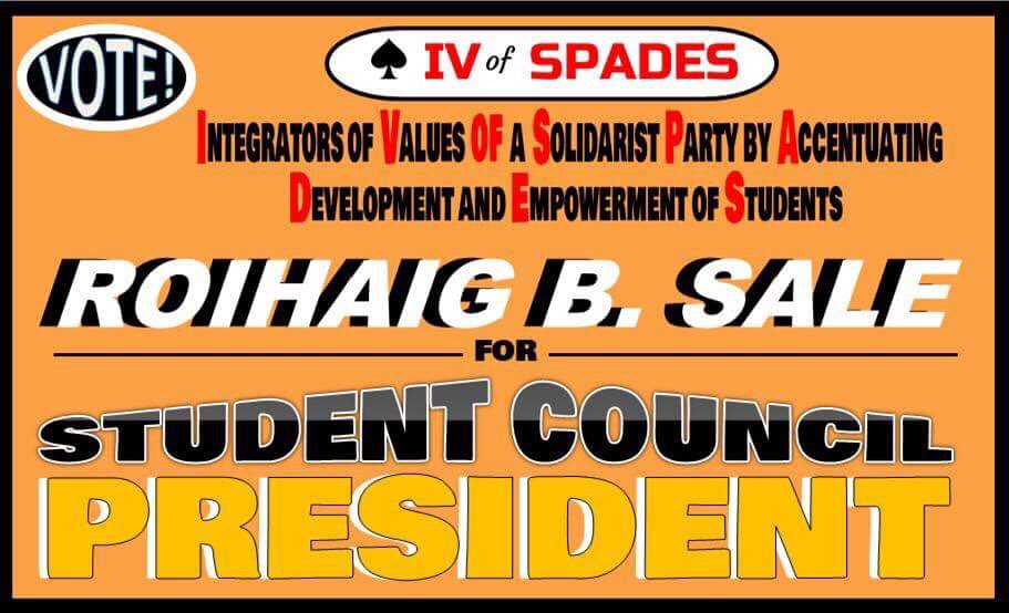 alysthetic's tweet photo. Kay ROI walang nasa isang tabi, lahat kaSALE. Roihaig Sale for your STUDENT COUNCIL PRESIDENT ! ๐#kaSALE #IVOS https://t.co/s6JLEGeEYt
