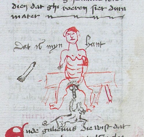 GoingMedieval's tweet photo. This is the ideal male body. You may not like it, but this is what peak performance looks like.
( f.13r of MS A.19, Cambridge) https://t.co/XnMYwo4lC9