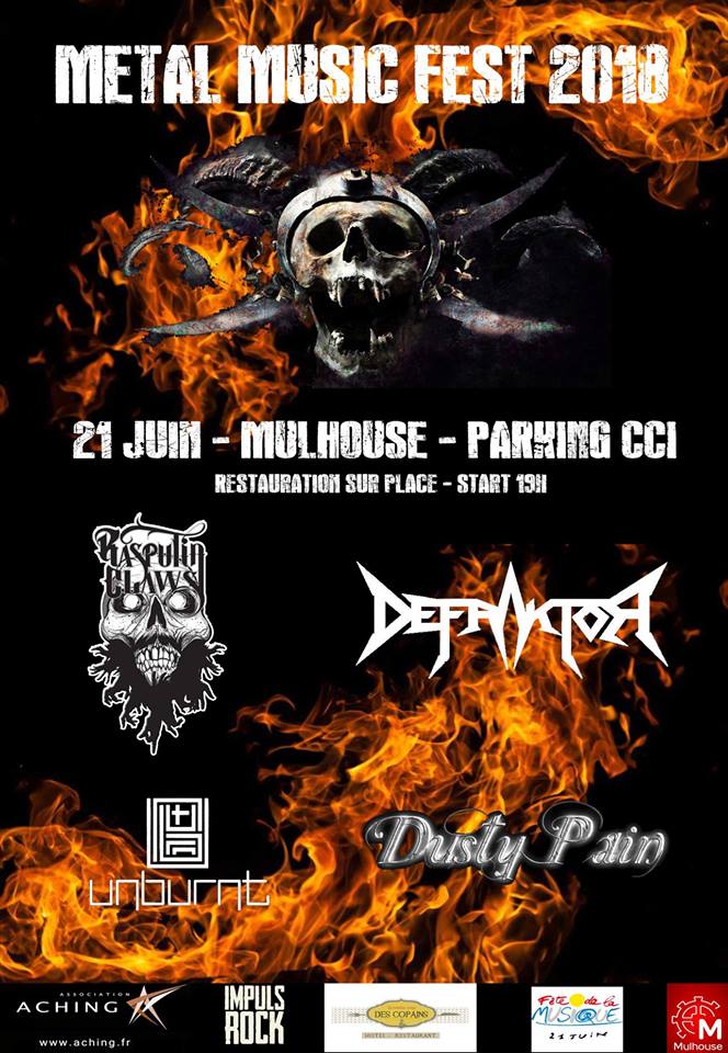 Defraktor's tweet photo. Tu fais quoi pour la fête de la musique ? Nous on defrakte la scène Metal de @Mulhouse le 21 juin prochain !
#ThrashMetal https://t.co/sgX7nuOuWi