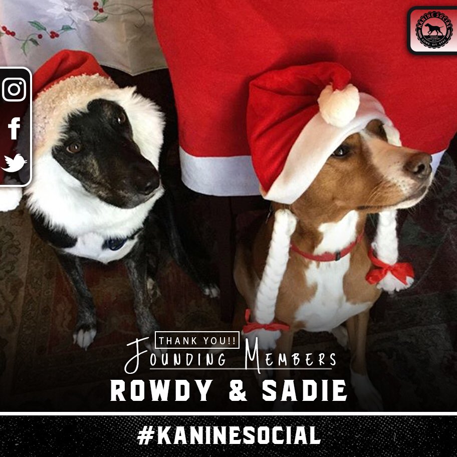 Welcome to the #KanineSocial family Rowdy and Sadie! 

Join our pack: KanineSocial.com/park-membership