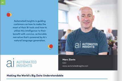AInsights's tweet image. Making the World&apos;s #Data Understandable: buff.ly/2IAknlI #NLG #AutomatedInsights #BusinessIntelligence #Ai  @analyticsinme