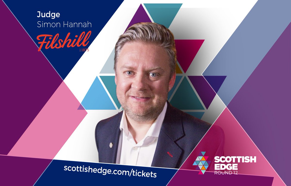 ScottishEDGE's tweet image. With just over 2 WEEKS until the #EDGE12 Final, we're delighted to bring the first our Judge profiles - MD of @JWFilshill, @SimonHannah1 - who brings over 20 years of wholesale distribution industry experience to the panel. 
Tickets: scottishedge.com/tickets