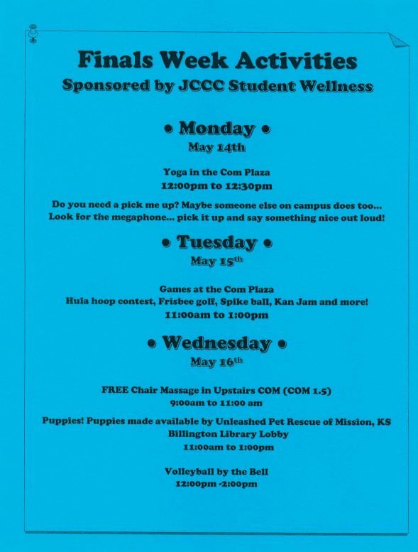 Like puppies? Come pet and play with them to de-stress from finals!