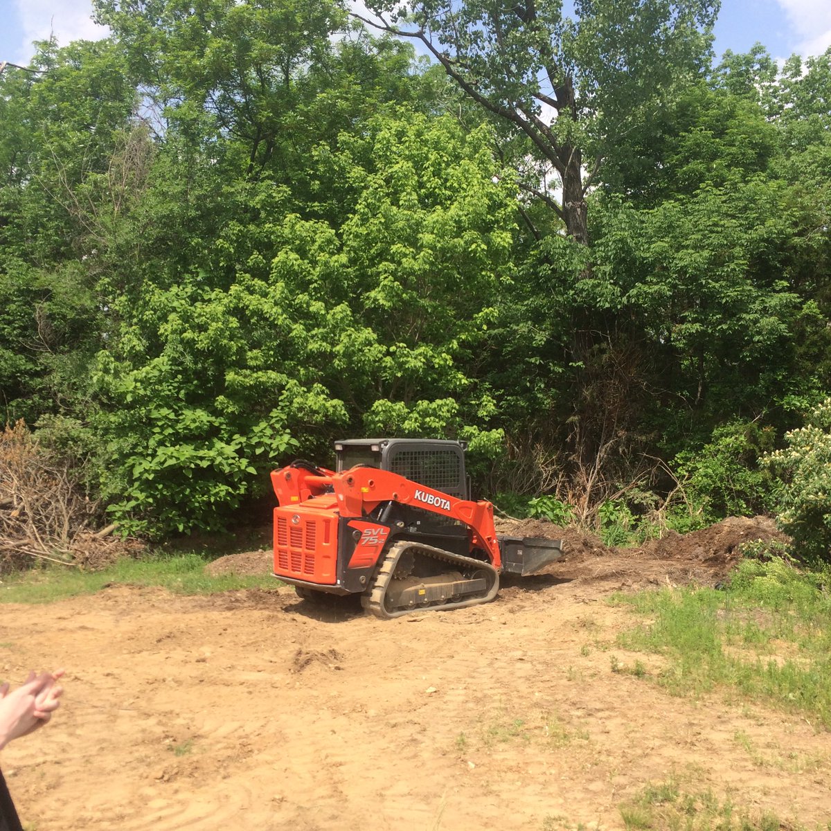 kylemab's tweet photo. Mowing grass and running the skid steer in class today @UnionHighCats @UnionRXI https://t.co/sI4rG7H6v7