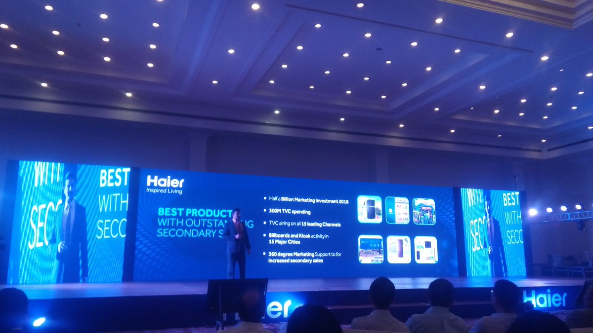 WordsByImran's tweet image. Haier plans to invest a large amount in tvc to help in increasing the sale of new models.
#BlueTurbo
#SmartTouch
#Freshness
#1HourIcingTechnology