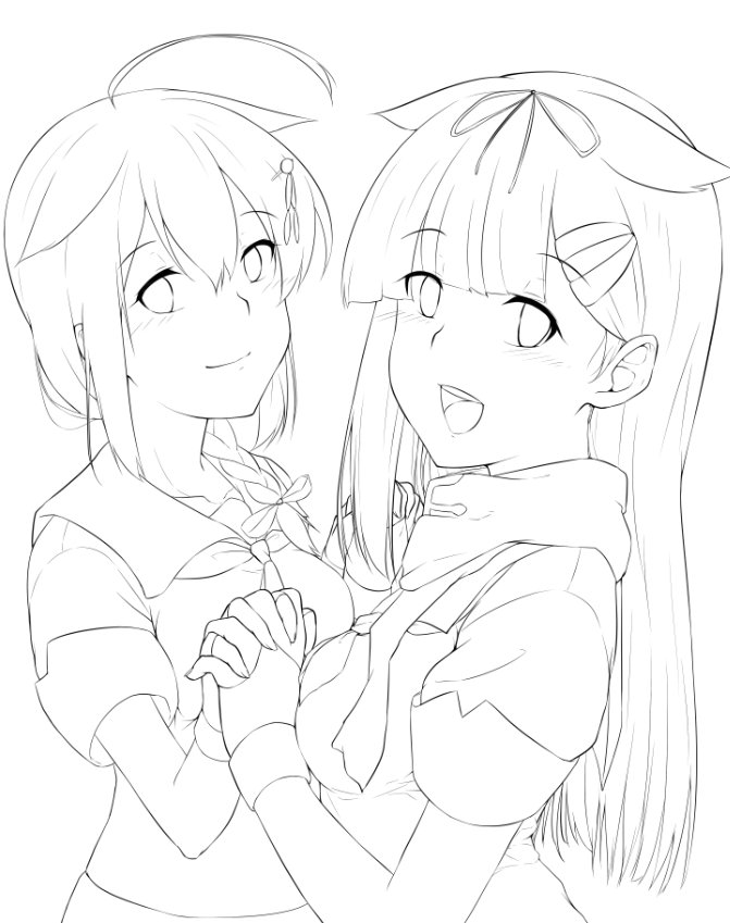 手組んでるとこ描くのむずい 