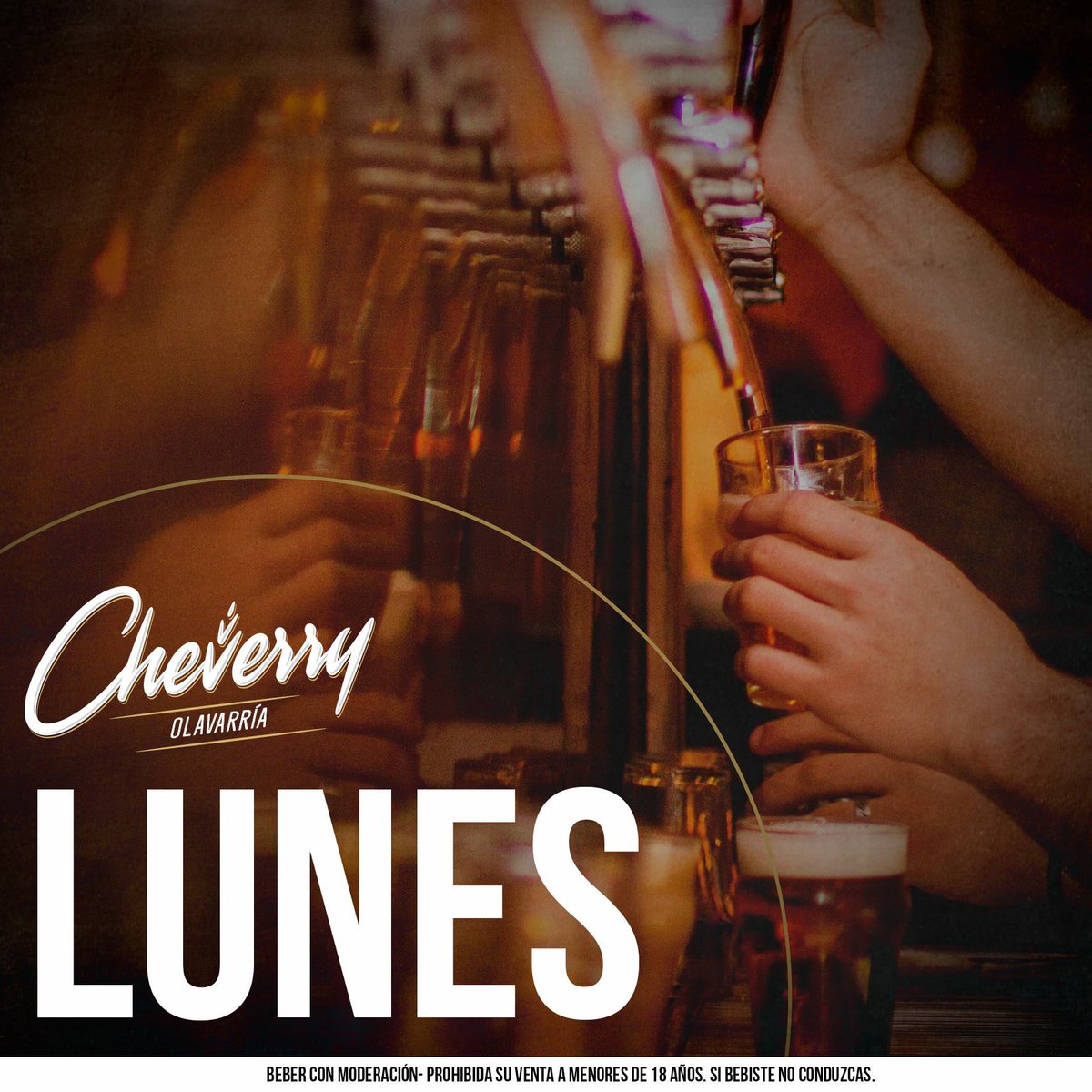 cervezacheverry's tweet photo. Comenzamos la semana! #Lunes #Cheverry
Te esperamos en Olavarría 2951!
Happy Hour de 1830 a 21:00 hs! https://t.co/0z44VJAAka