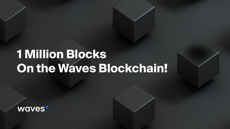 wavesprotocol's tweet photo. !!! We just reached ONE MILLION BLOCKS height on #Waves #Blockchain! The millionth block was signed at 1:56 PM UTC, 14 May 2018: https://t.co/Dwx16YhniD
#WavesPlatform #wavesmillionblocks #Cryptocurrency #Crypto $WAVES https://t.co/0u0SRqgIzg