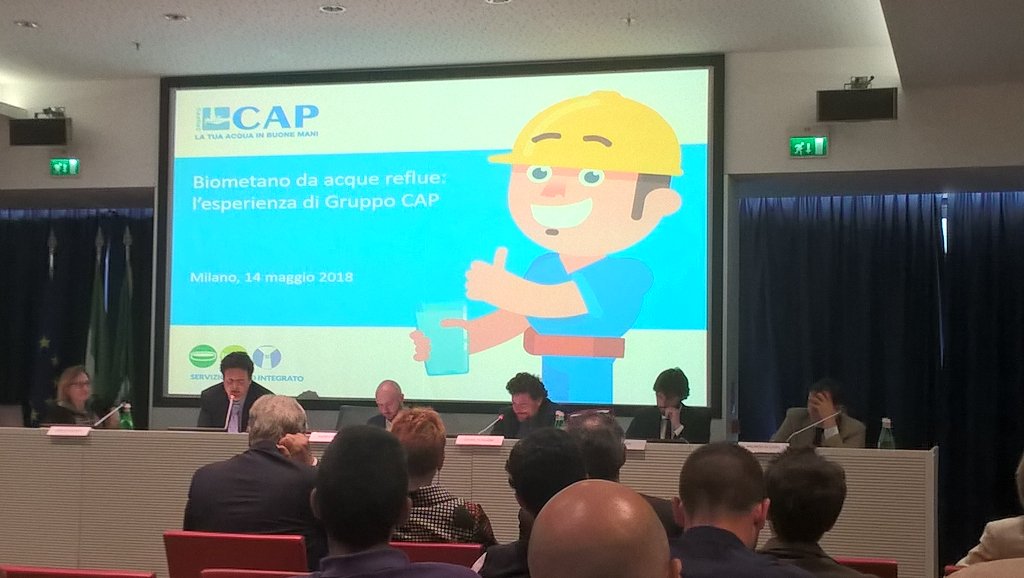 violacorbe's tweet photo. Biometano dalle acque reflue. Palazzo Lombardia #biogas #biometano #GruppoCAP #LE2Cluster #SEAM https://t.co/sGp5xi2i68