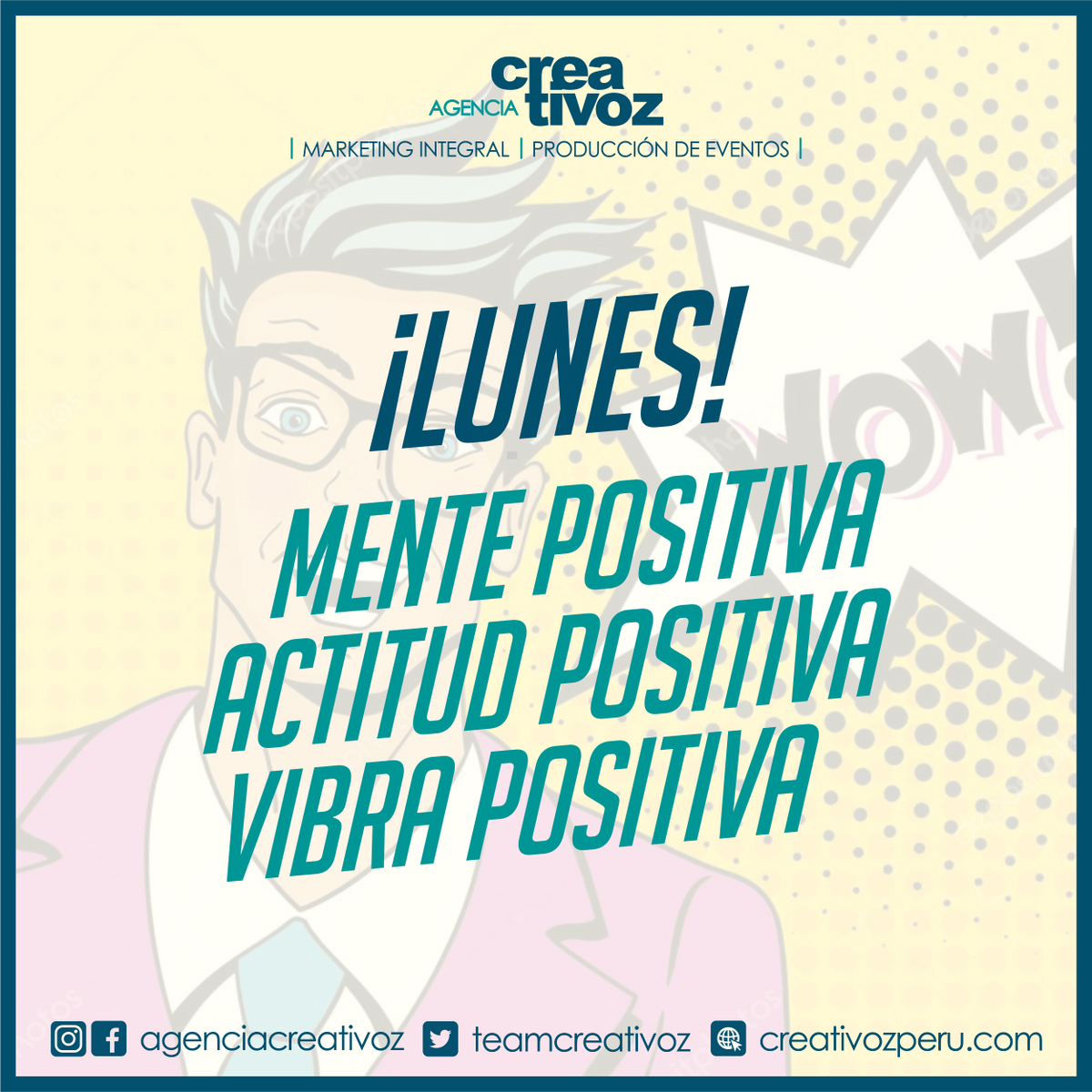 teamcreativoz's tweet photo. ¡Vibras positivas gente! 
#TeamCreativoz https://t.co/dQ6v5PwBkN