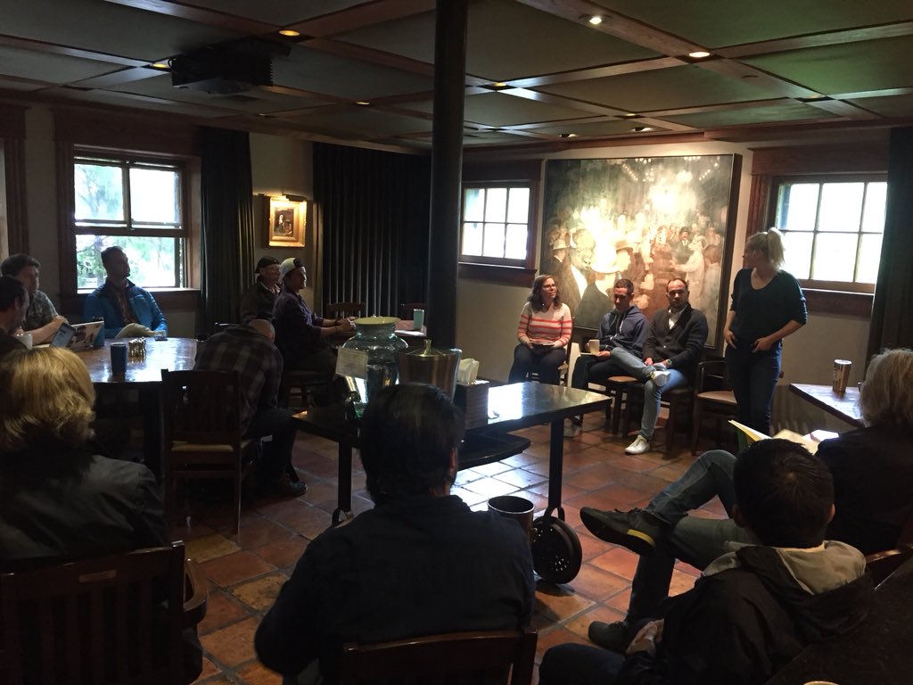 Aaaand we’re off! Packed room for the first event of the food track during #BSW2018. Trend spotting panel with the best in the business. #startup #food #Boulder #community