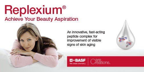 BASFCorporation's tweet photo. BASF will unveil Replexium, an innovative, fast-acting cosmetic ingredient at @SuppliersDayNY. This ingredient reduces the appearance of wrinkles &amp; provides skin firming benefits within 3 weeks - equivalent to looking 7 years younger! See us at booth 700. #SuppliersDay2018 https://t.co/tnpOiW1ffX