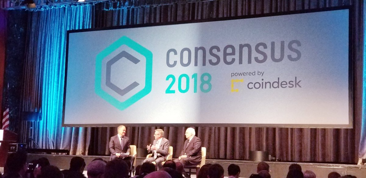 OfficialXYO's tweet photo. FedEx executives speaking on how #blockchain will revolutionize the supply chain, transportation &amp; logistics industry--further validating @XYOracleNetwork's business and technology model. #Consensus2018 #wearealreadyhere https://t.co/u20kMDcL5v