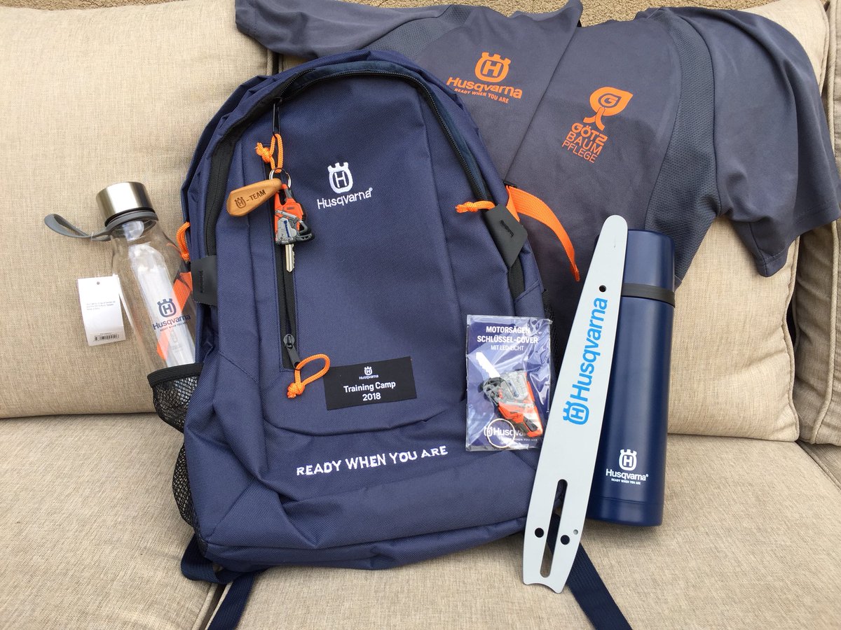 Chad Gainey on X: A few of my favorite souvenirs from the European trip.  Thanks, Husqvarna, for this incredible opportunity. #swagbag #husqvarna  #hteam #readywhenyouare  / X