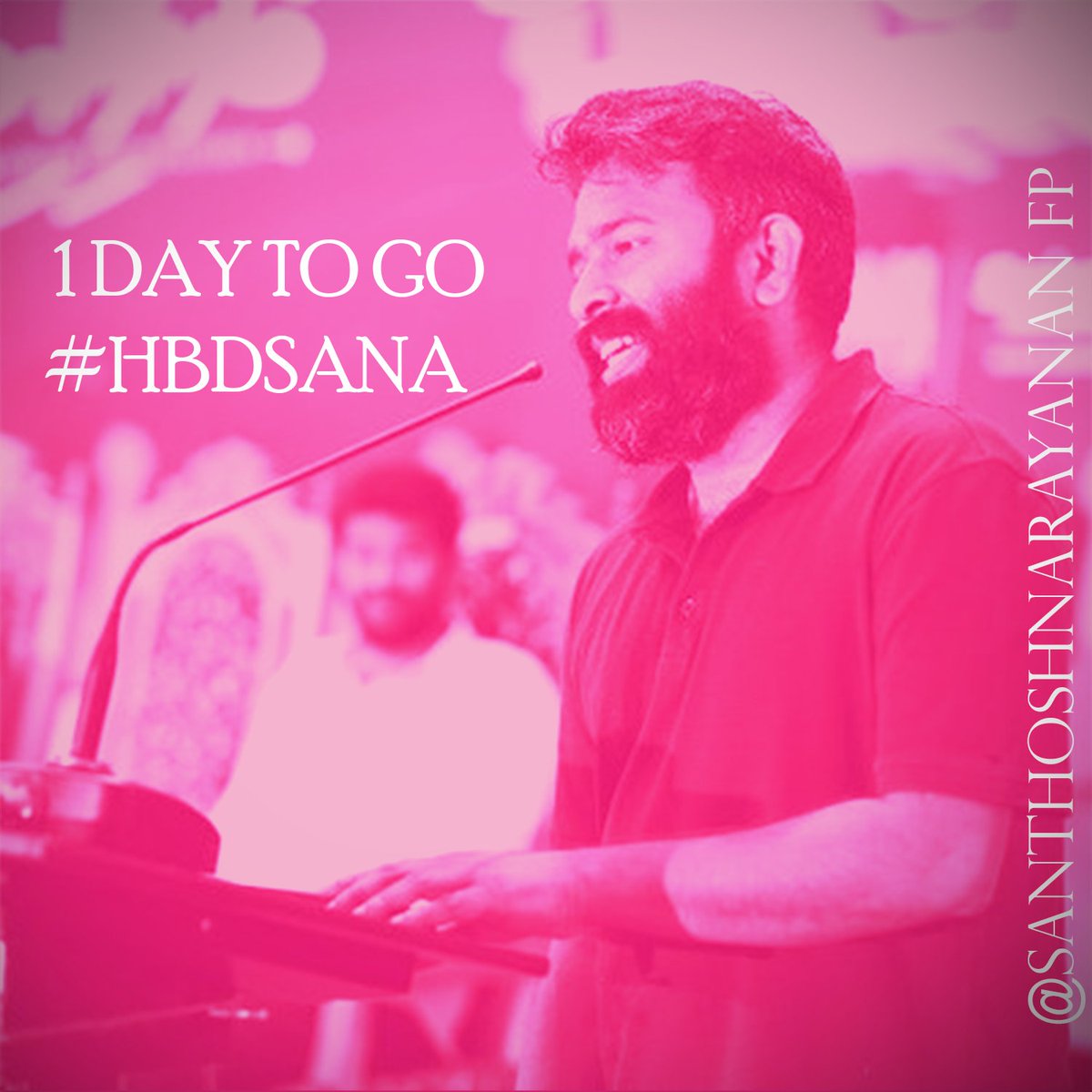 SHIVAYESKAY's tweet photo. 1 day to go for @Music_Santhosh birthday #HBDSANA  @SanthoshFans @RajiniSoldiers @RajiniKanthInd @cinemapayyan @RajiniFollowers @Rajnikanth_FC @Arunrajakamaraj @filmistreet @behindwoods @igtamil #santhoshnarayanan #SANA #Thalaivar #Rajinikanth #Kaala @beemji @SouthTracker https://t.co/rdsIc42FYk