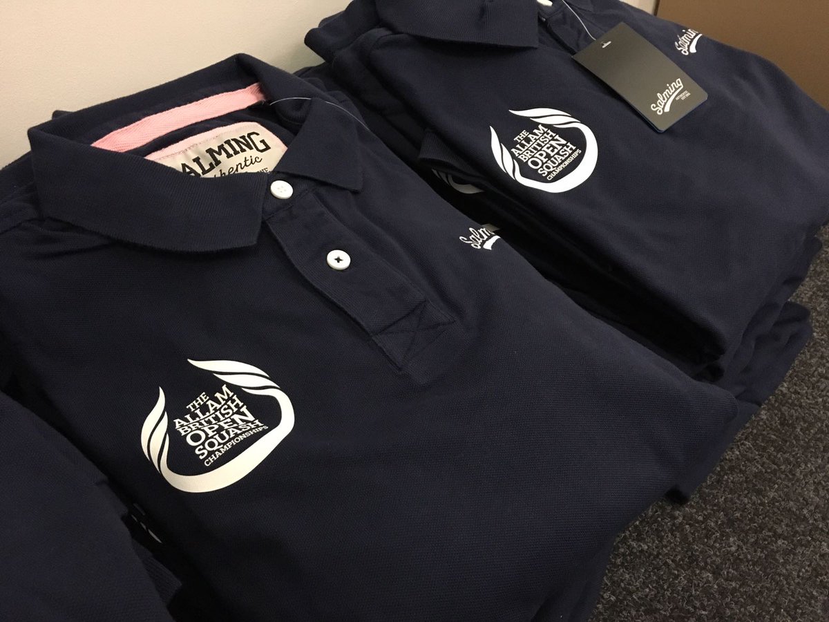 British Open (@britopensquash) on Twitter photo Our hard-working volunteers are going to be looking very snazzy this week thanks to <a href="/salming_squash/">Salming Squash</a> 👕
#BritOpen18 #WhereLegendsAreMade Our hard-working volunteers are going to be looking very snazzy this week thanks to <a href="/salming_squash/">Salming Squash</a> 👕
#BritOpen18 #WhereLegendsAreMade