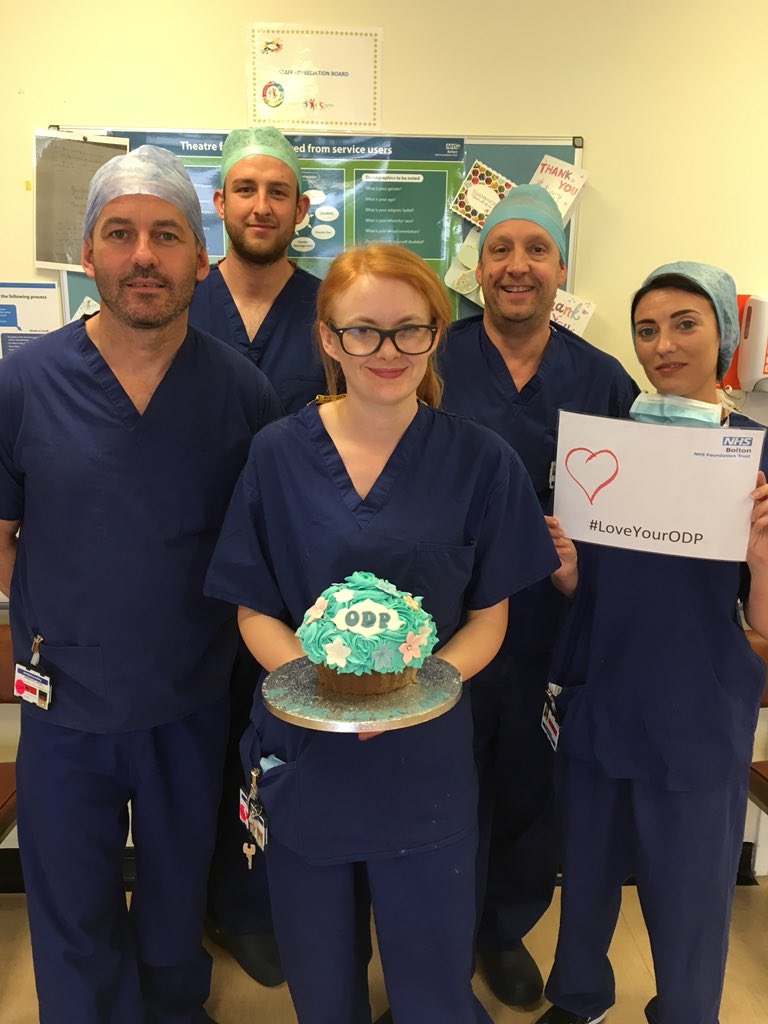 walsh10_tracey's tweet photo. Celebrating ODP day at Bolton NHS FT #LoveyourODP @boltonnhsft @bizzylizzy13 https://t.co/HnEfLJl4f2