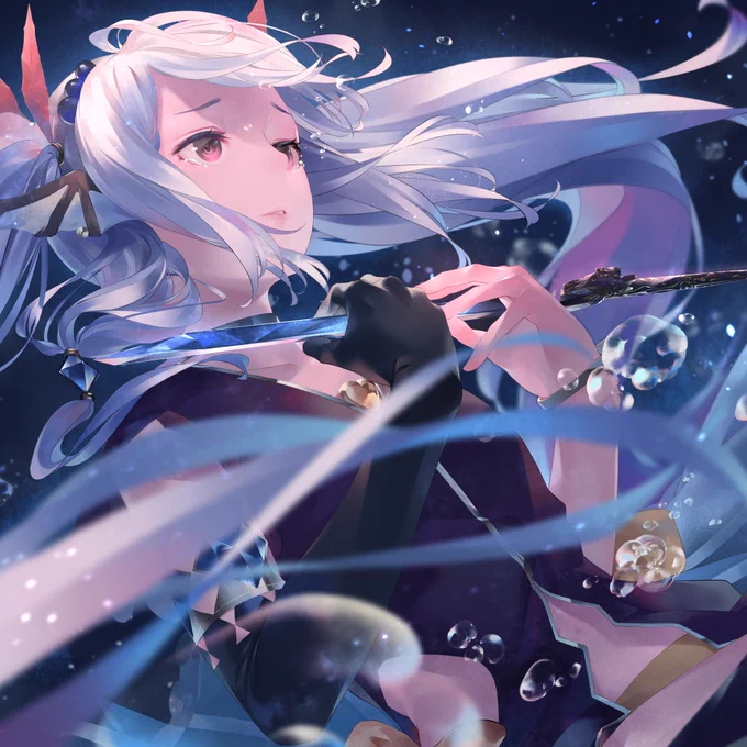 グリムノーツのイラストコンテストが始まりました!応援としてカオス人魚姫を描かせていただきました。是非参加してみて下さい!
https://t.co/kgi4qAd4Eu
#グリムノーツ #イラストコンテスト 