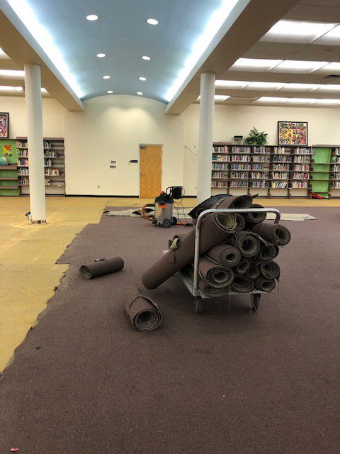 HillsboroughMC's tweet photo. And the transformation of the Media Center begins...
@HHSBigRed @hubofschool https://t.co/tIDRWgNIMx