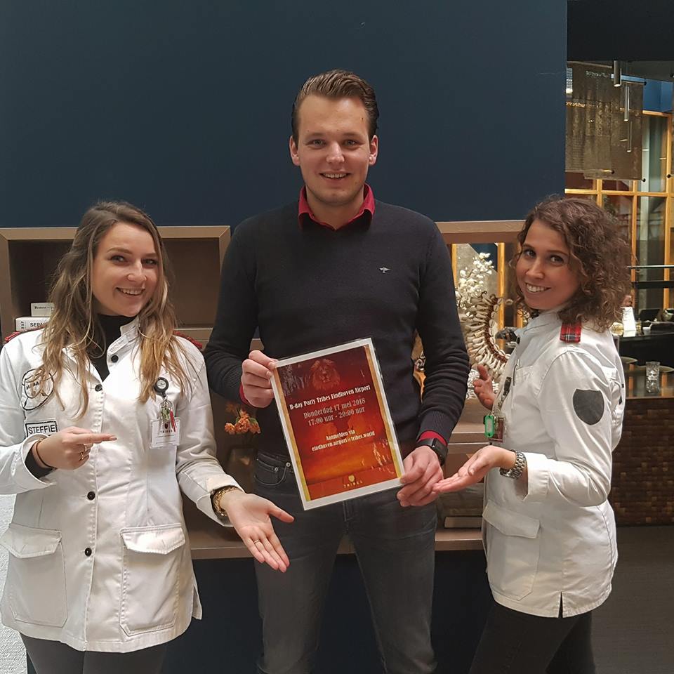 Komende donderdag vieren we alweer de derde verjaardag van onze <a href="/TribesEindhoven/">Tribes Eindhoven</a>! U bent vanaf 17.00 uur van harte welkom voor een drankje en een hapje. Tot dan!