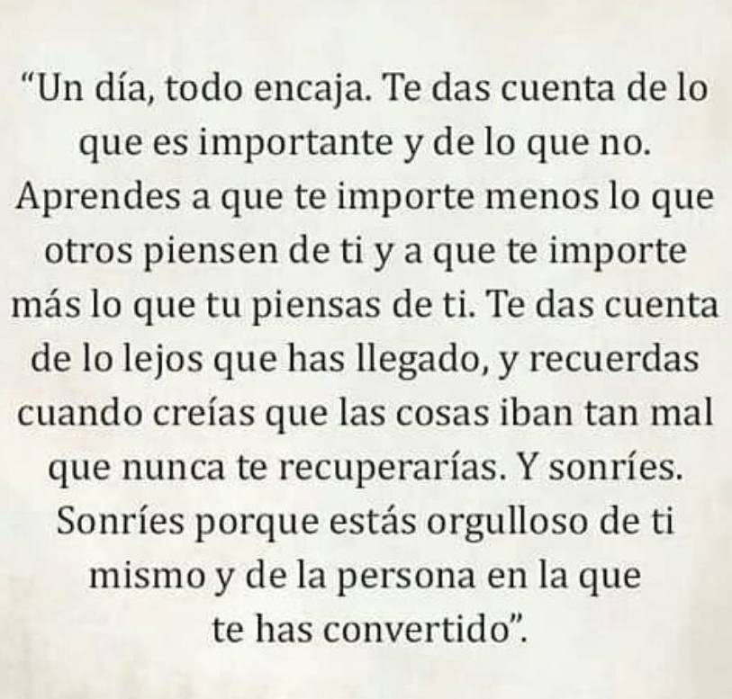 Simplemente un día..... Feliz inicio de semana comunidad
