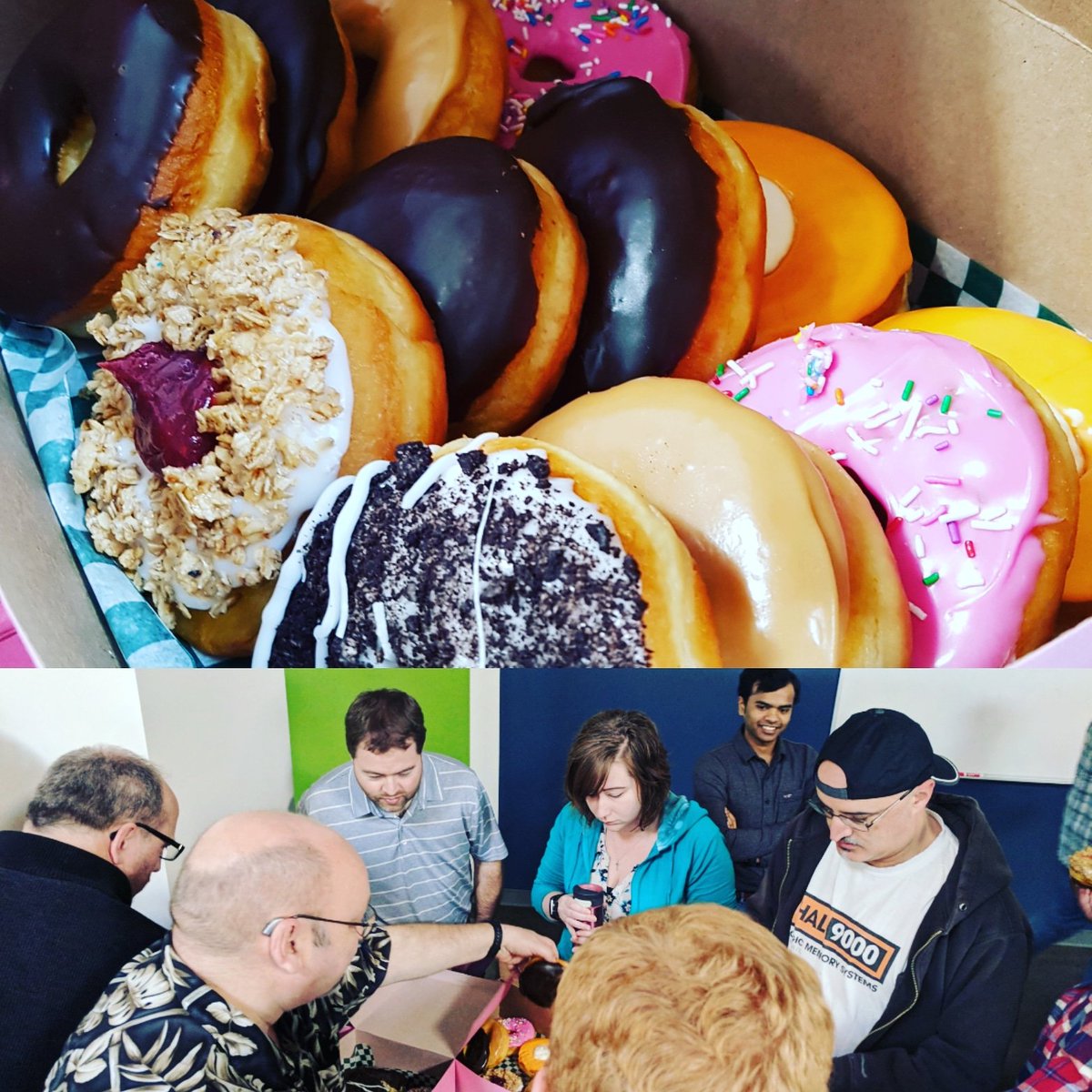 We hearken back to a great donut connoisseur, one Homer J. Simpson, to suitably indicate our response to these @vandaldoughnuts that landed in HQ today: "Mmmmm....doooonuts"